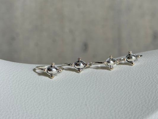 【Biju mam poco】Silver925×18k  plain ring