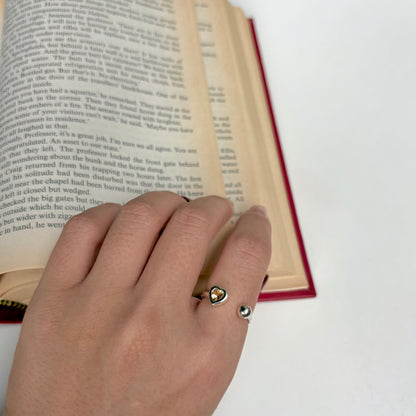Heart fork ring 2
