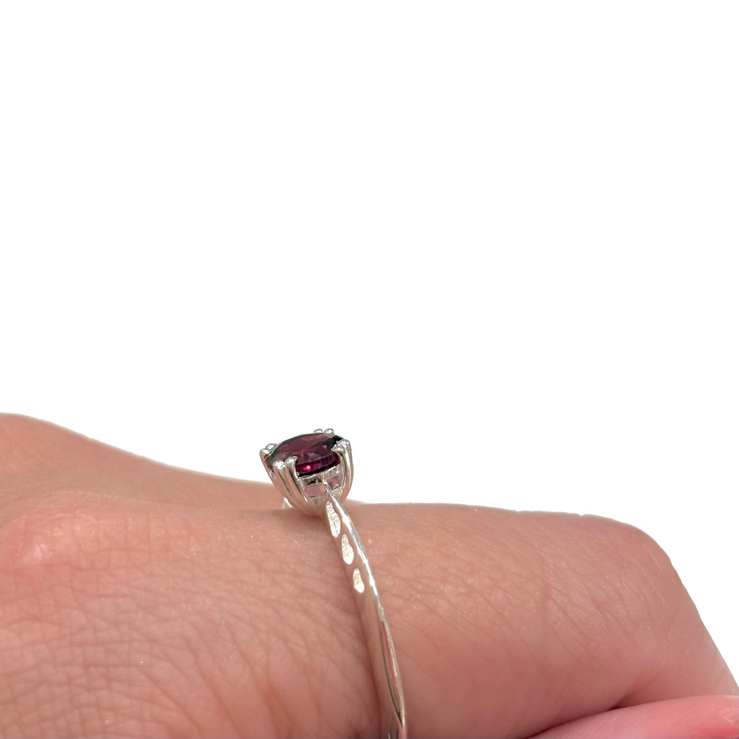 Heart design ring 〈Rohdolite  Garnet〉