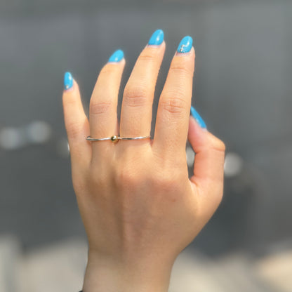 Silver925×Brass 2finger ring