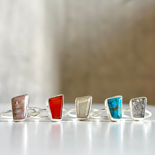 Silver925 1stone ring 23