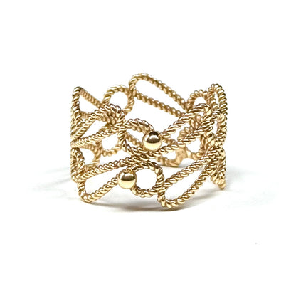 Brass plain ring 65