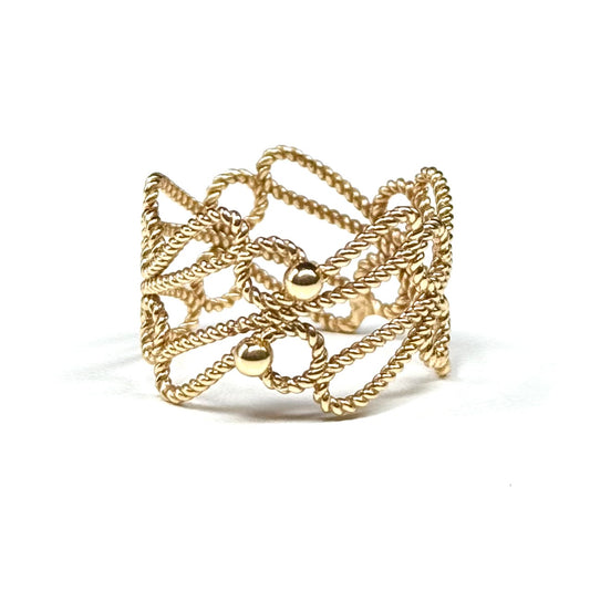 Brass plain ring 65