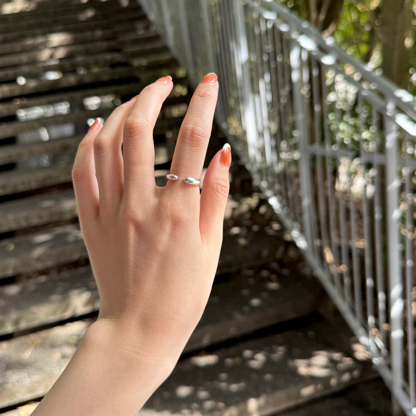 Silver925 plain ring 53