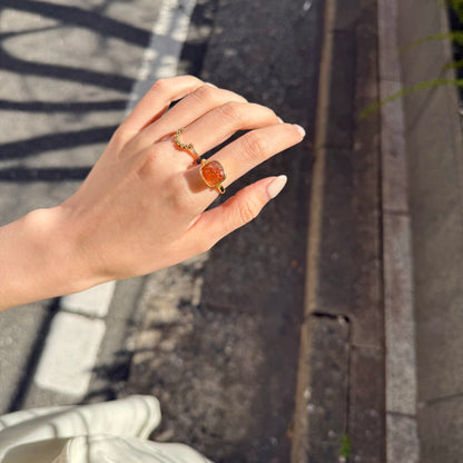 Brass square ring