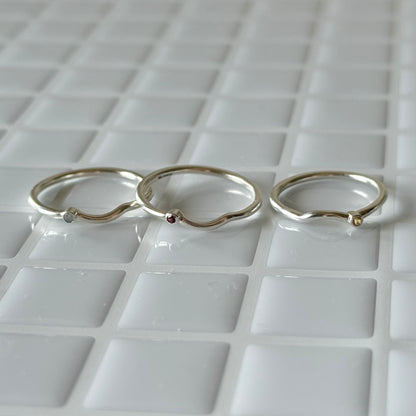 Silver925 wave ring 1