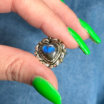 Heart ring 7