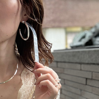 Silver925 hoop pierce 11