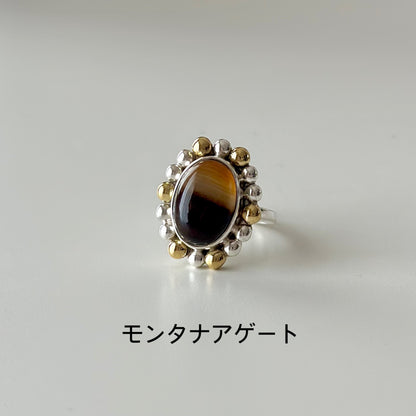 Silver925×Brass design ring