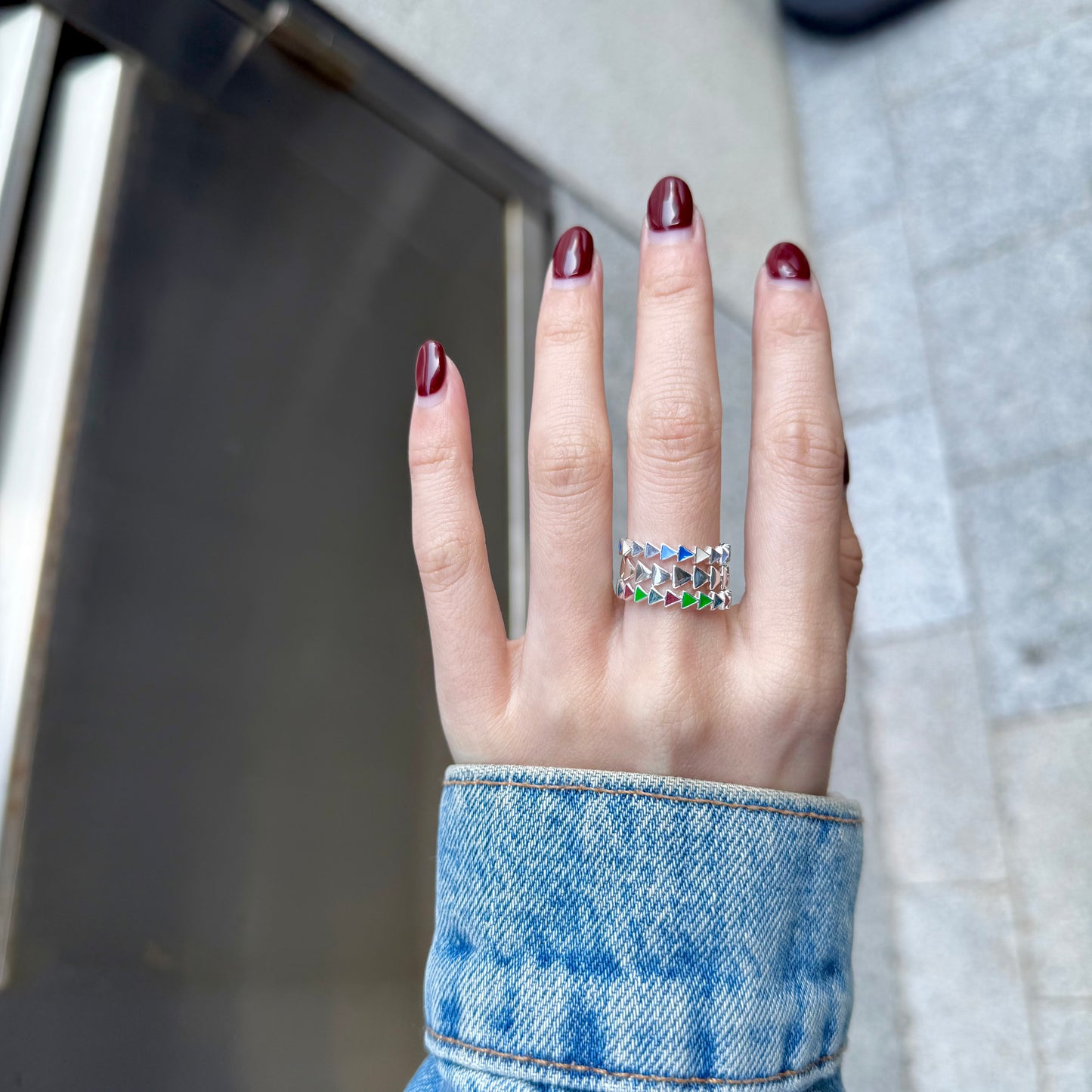 Silver925 plain ring 104