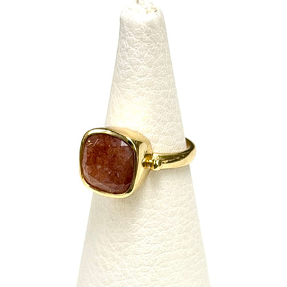 Brass square ring