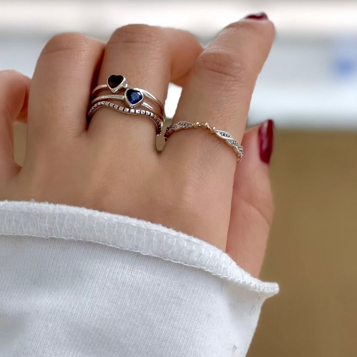 Bijumam poco】Silver925 plain ring 1 – Biju mam