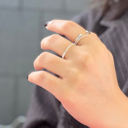 〈オンライン先行再入荷〉White topaz ring