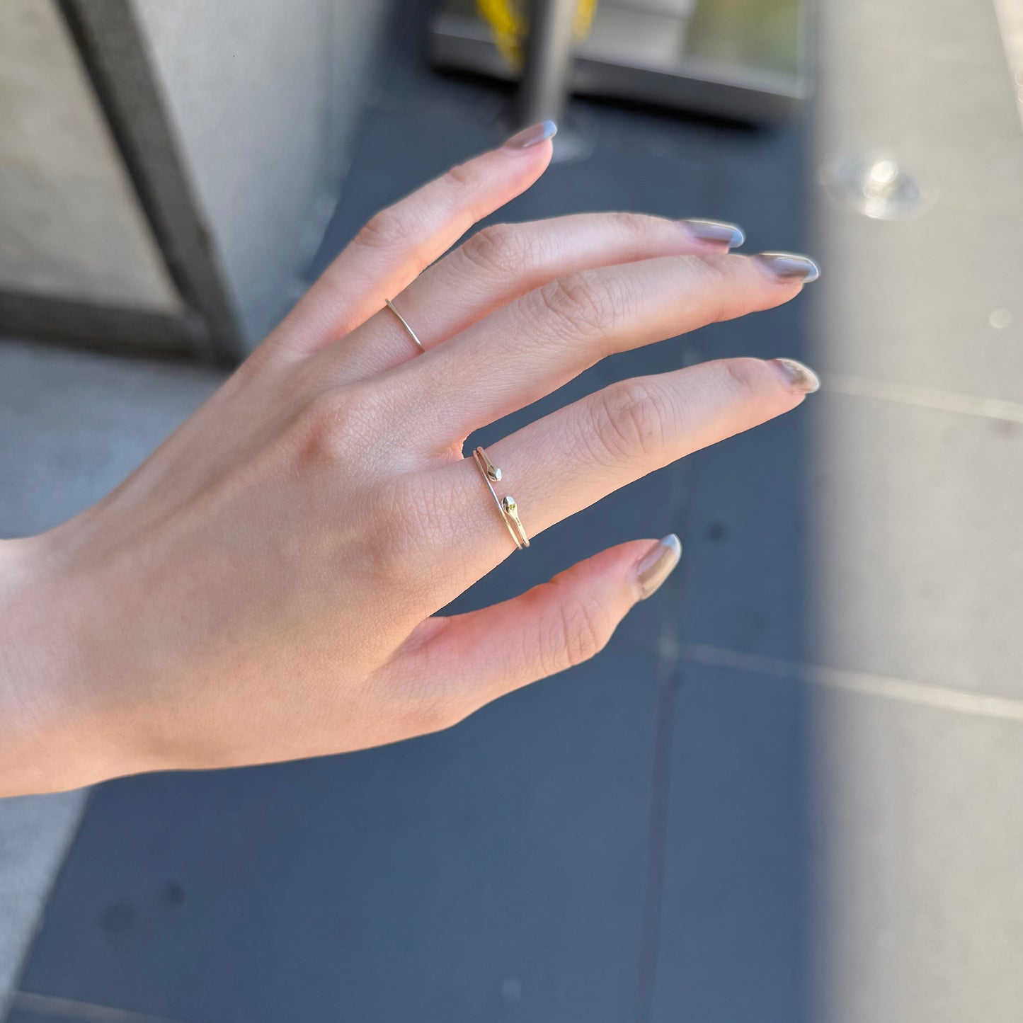 Silver925 plain ring 9