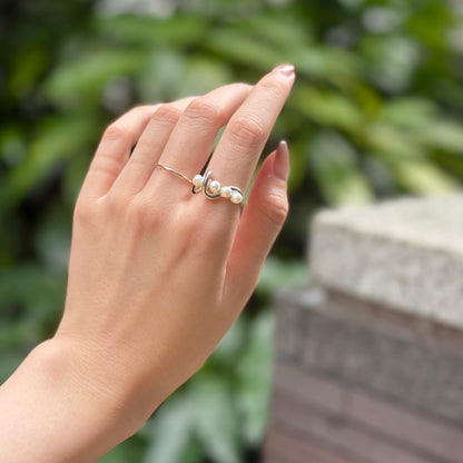 Pearl design ring 11