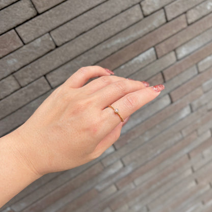 Brass petit ring 5