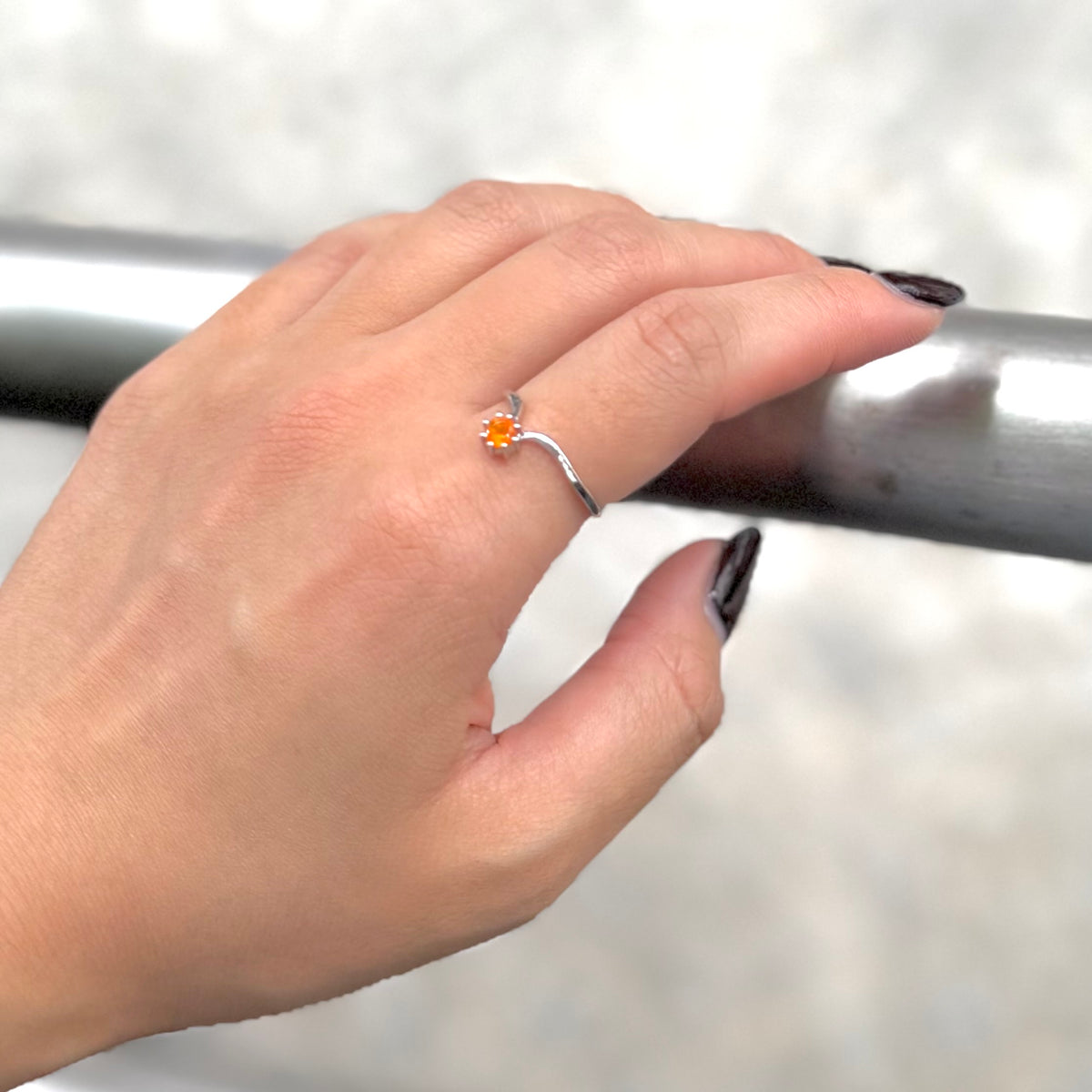 Silver925 V design ring 7