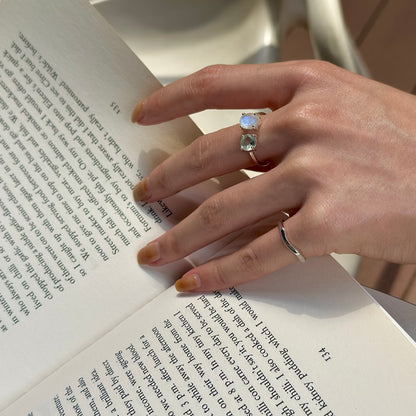 Silver925 plain ring 50