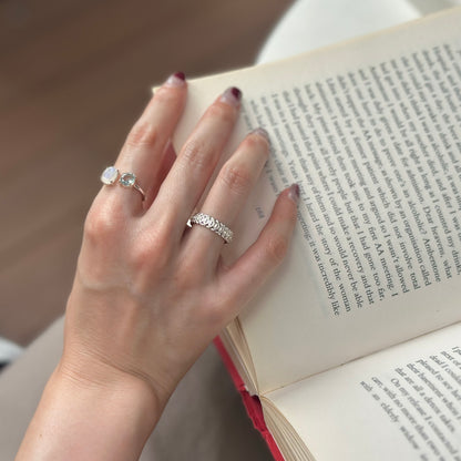 Silver925 plain ring 56