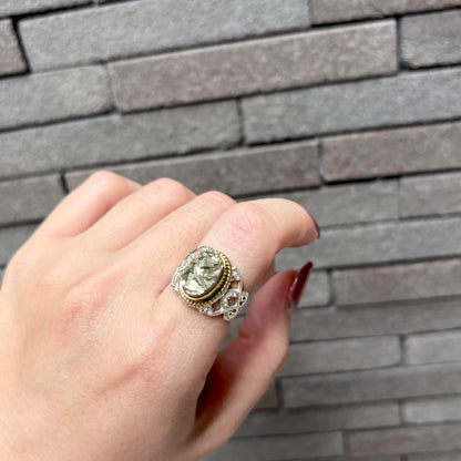 Connect ring〈 Druzy 〉