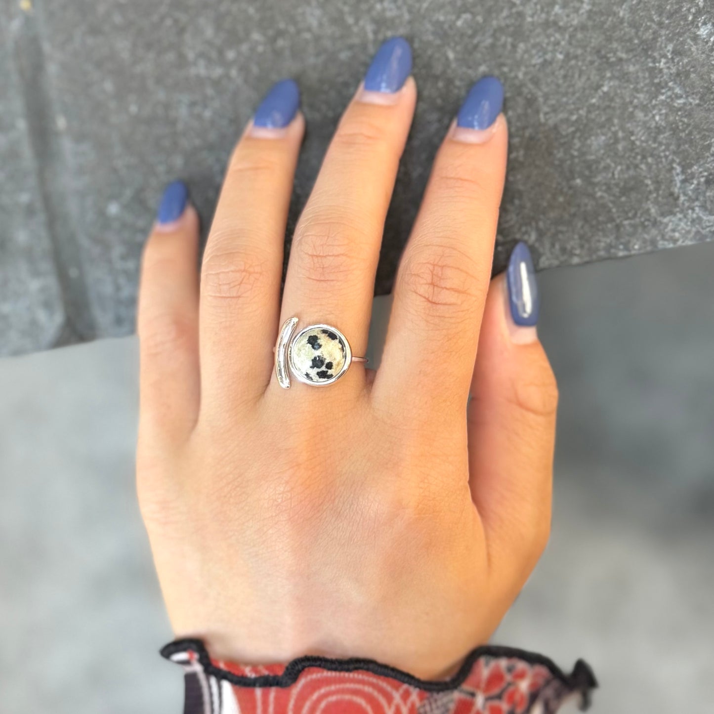 Moon design ring 10