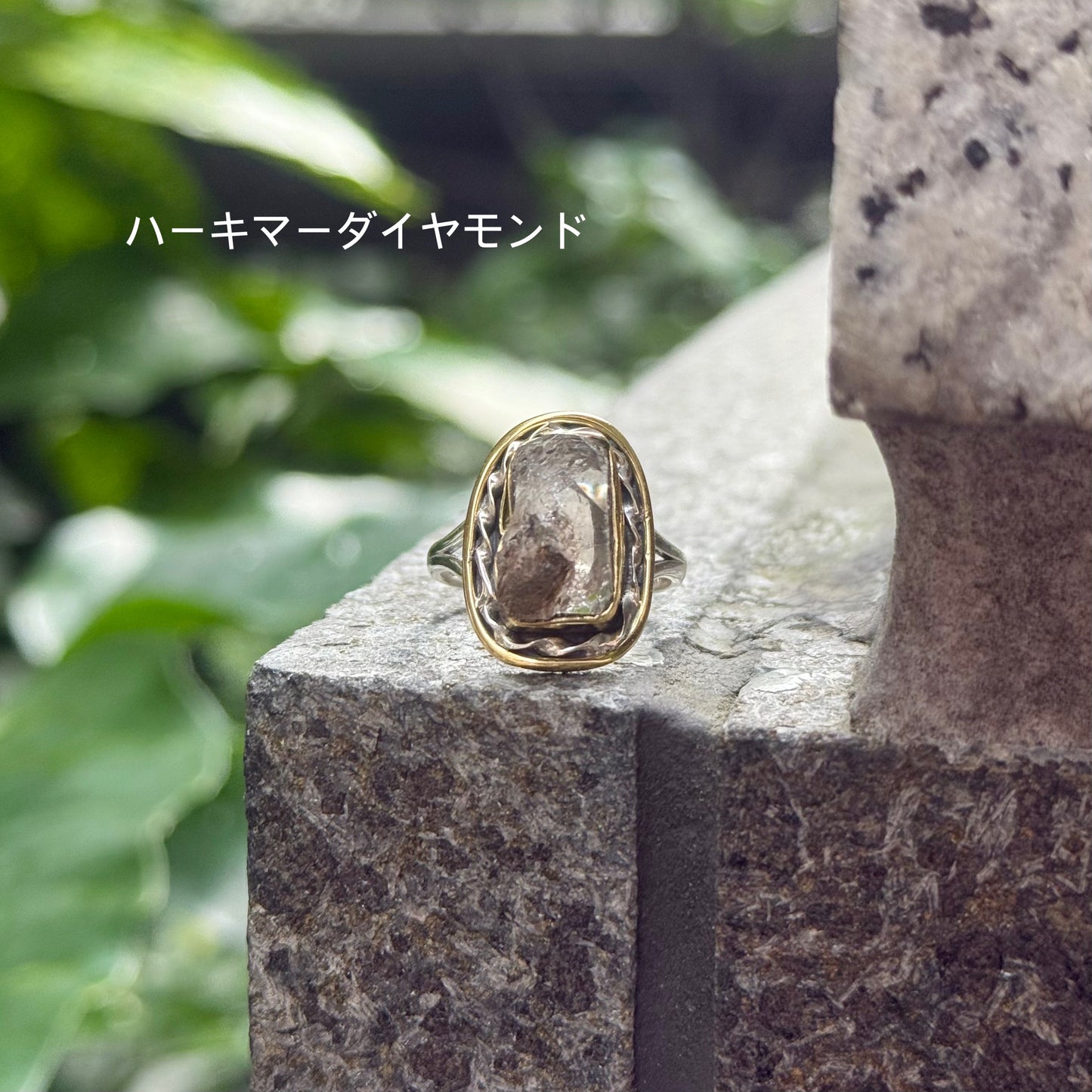 Silver925×Brass design ring 17