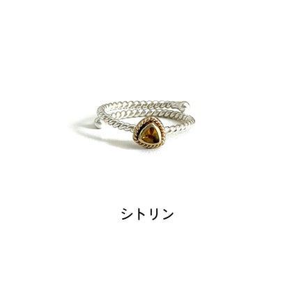 Silver925×Brass petit ring 1