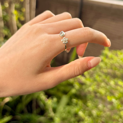 Flower design ring 3