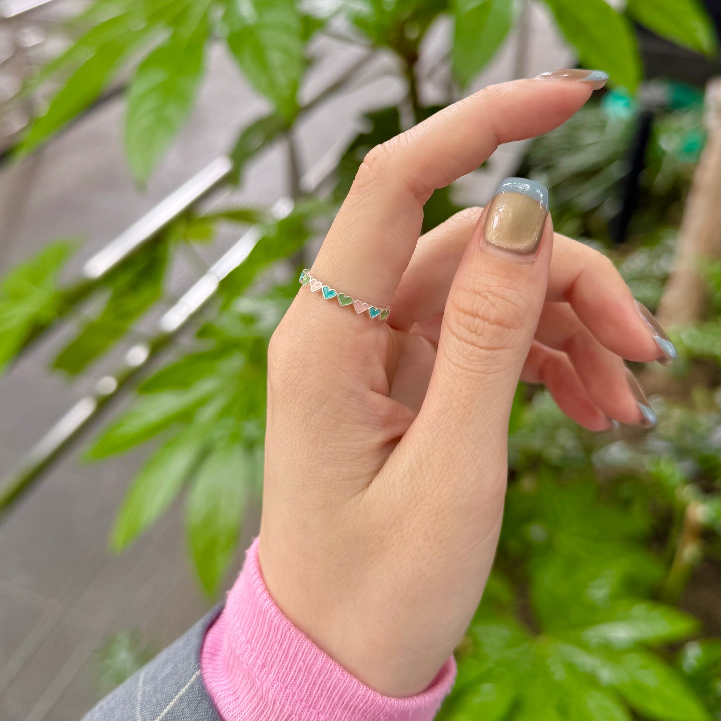 〈札幌限定〉Heart enamel ring