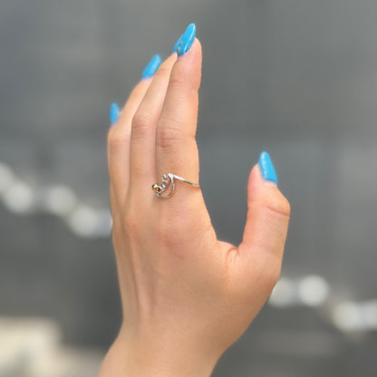 Star&Moon plain ring