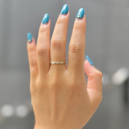Silver925×Brass plain ring 8
