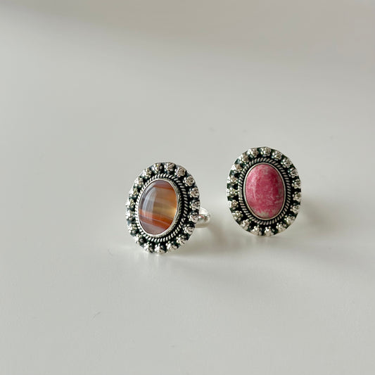 Flower design ring 14