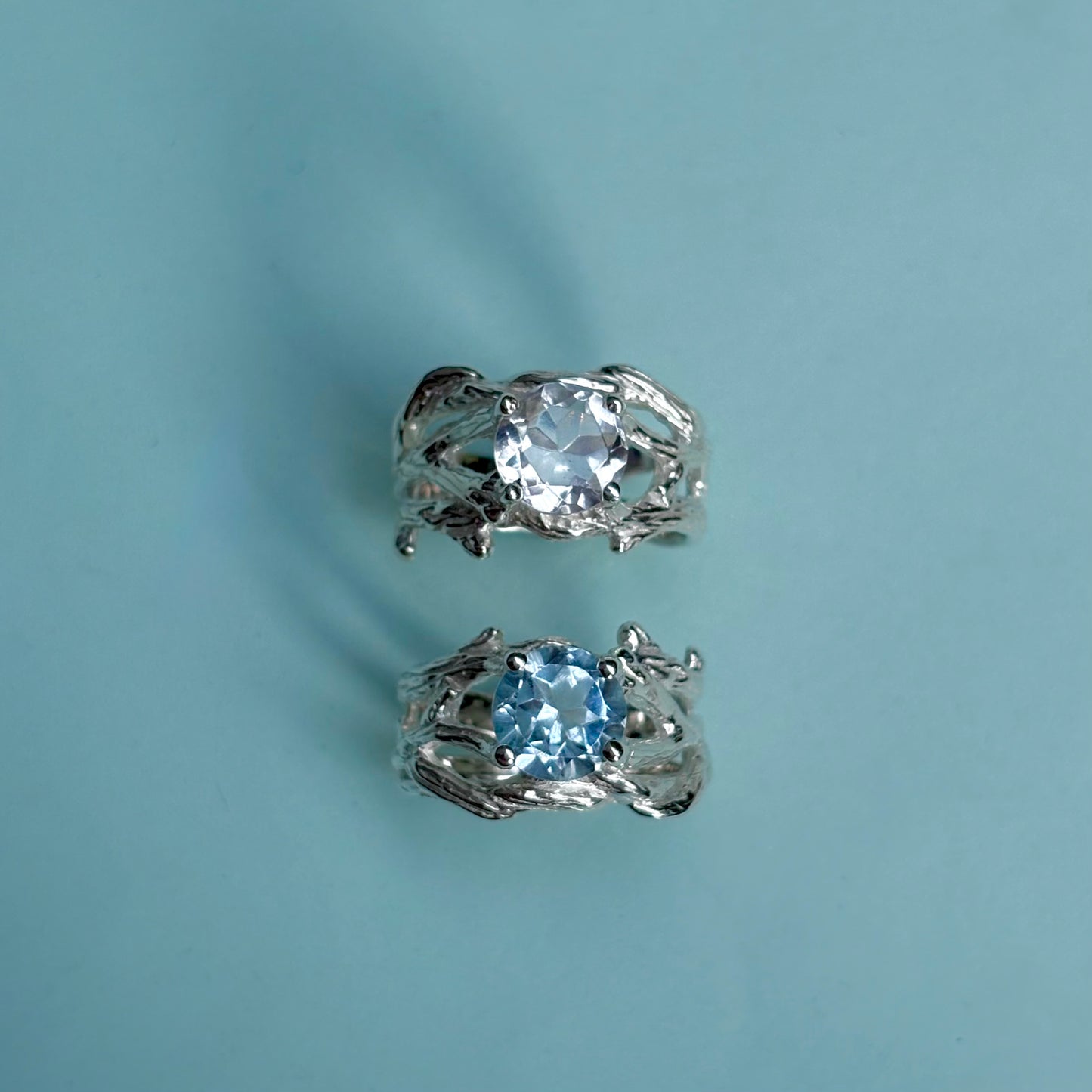 Botanical design ring