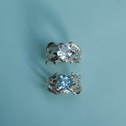 Botanical design ring