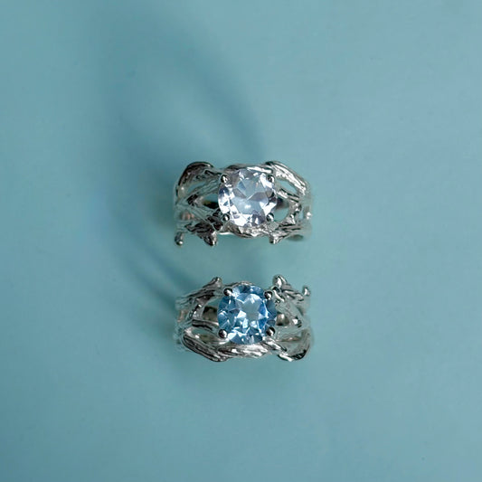 Botanical design ring