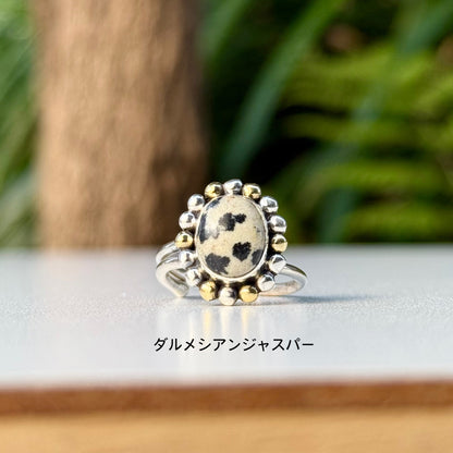Silver925×Brass design ring 15