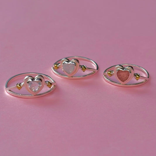 Heart design ring 2