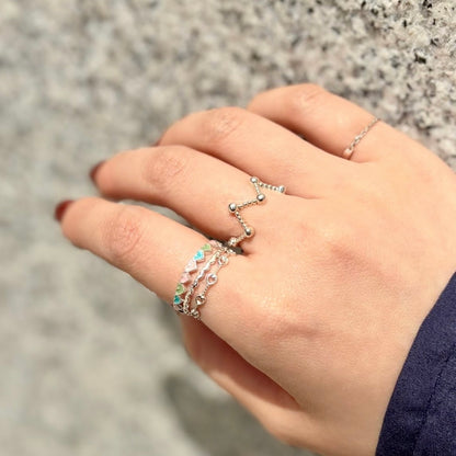 〈札幌限定〉Heart enamel ring