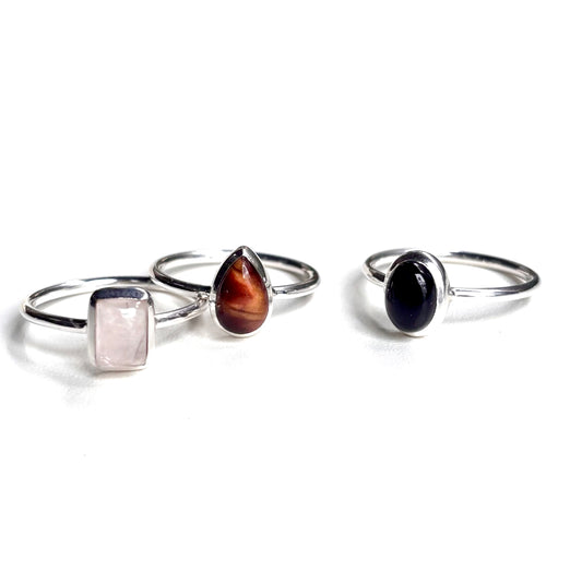 Silver925 1Stone ring 29