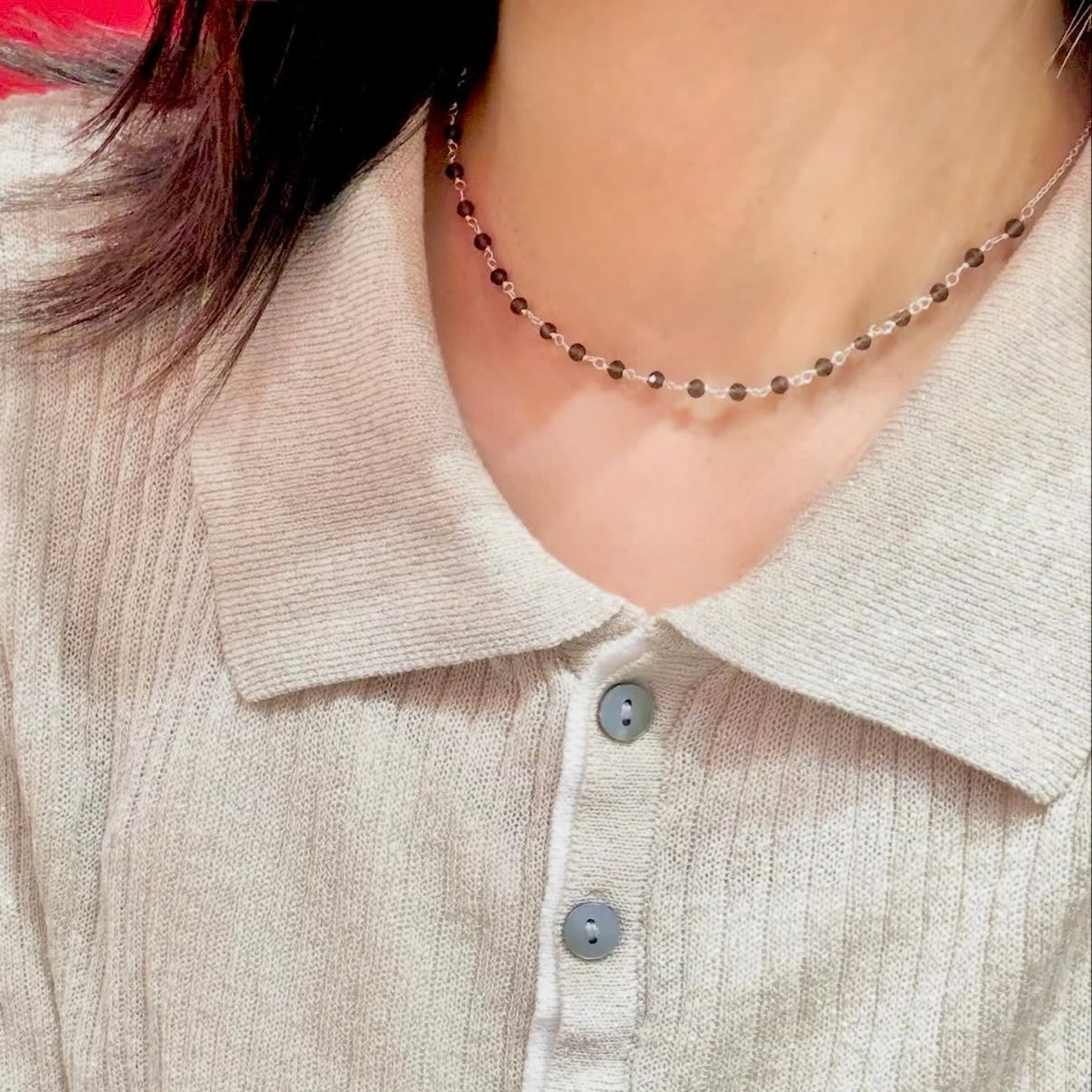 Stone necklace
