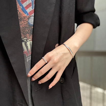 Silver925 plain ring 55