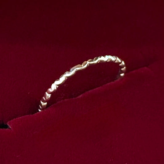 Heart plain ring 67
