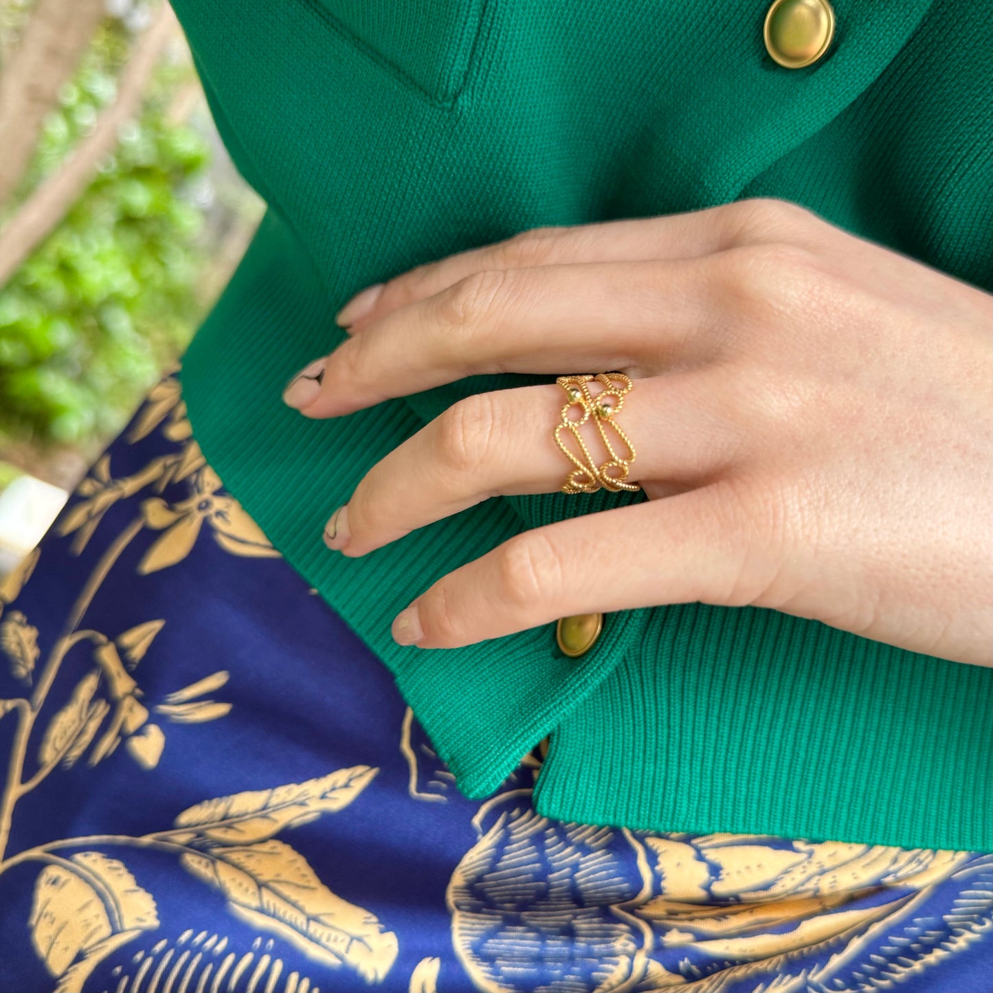 Brass plain ring 65