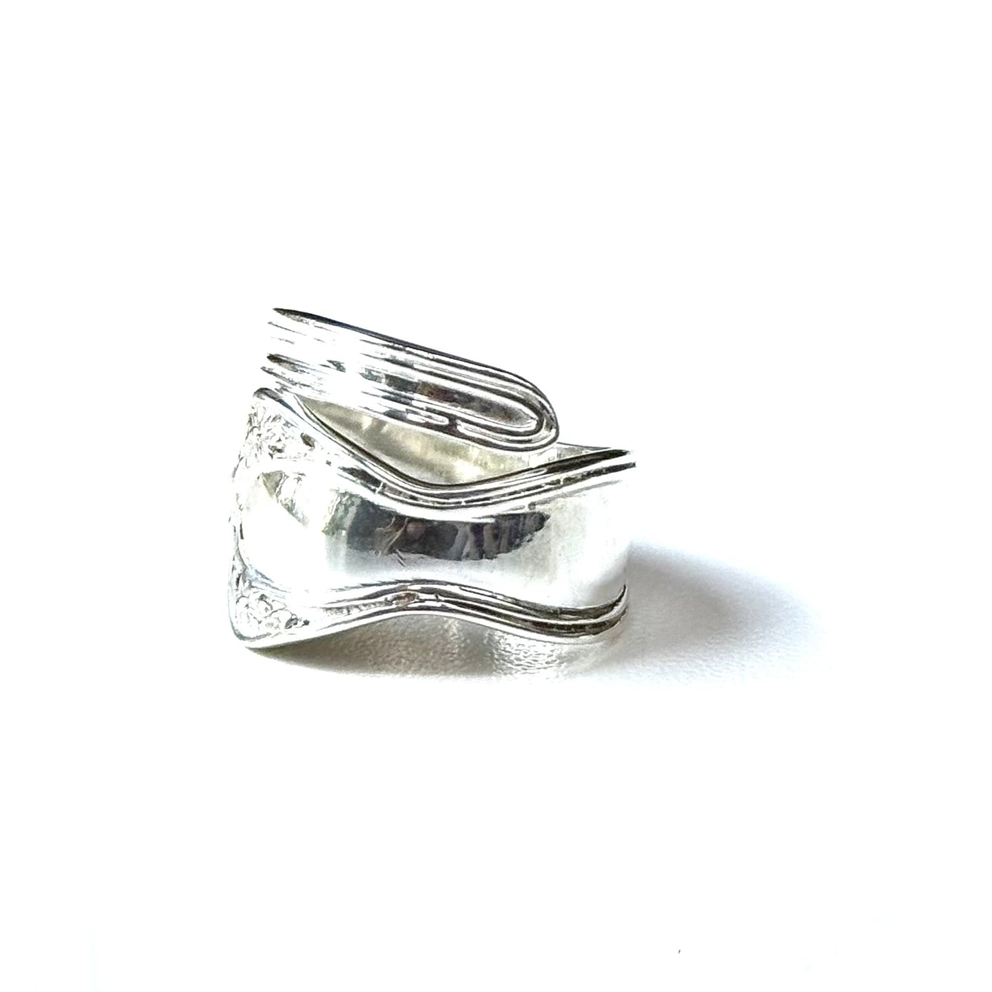 Flower plain ring 6