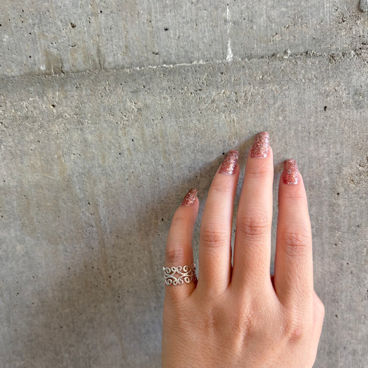 Silver925 plain ring 36
