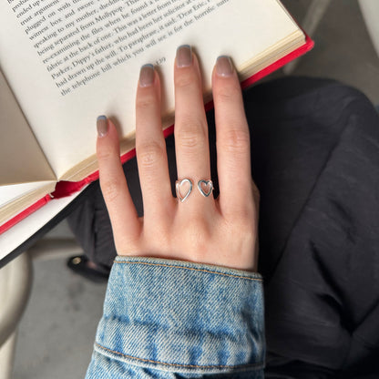 Heart plain ring 66
