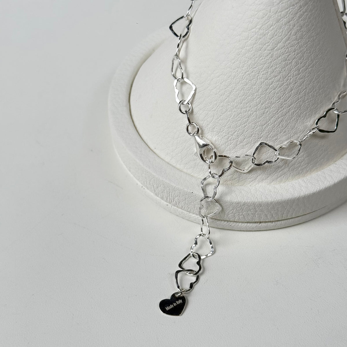 Silver925 chain bracelet《Heart》