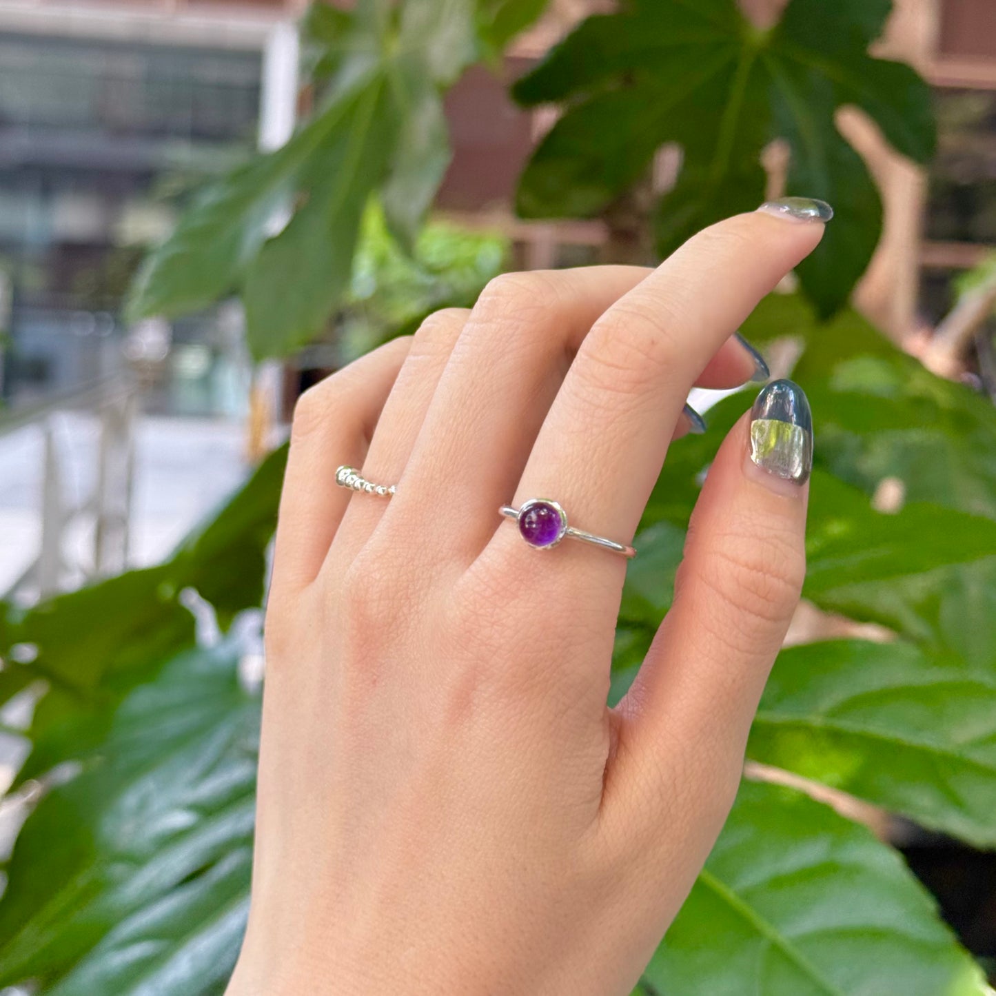 Silver925 1stone ring 7