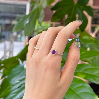 Silver925 1stone ring 7