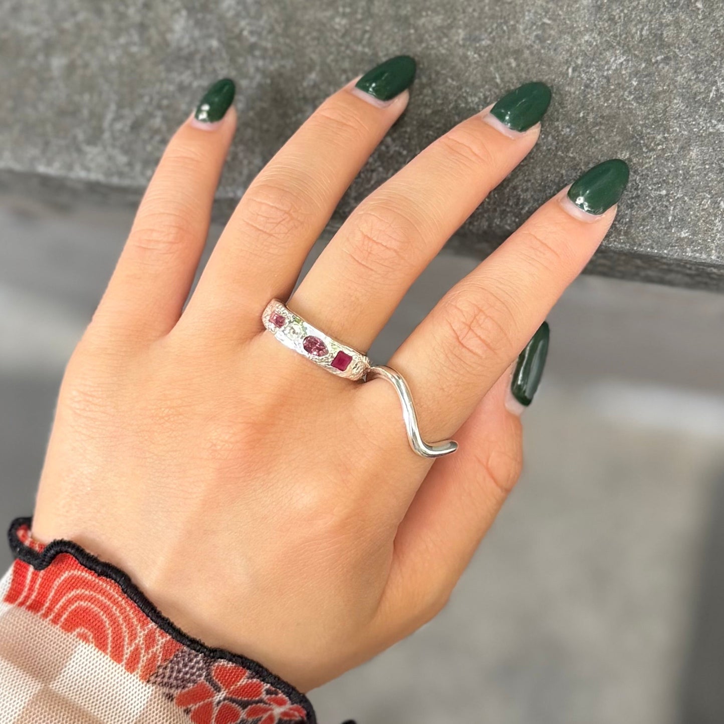 Silver925 design ring 121